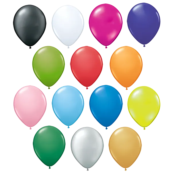 12" Balloons & Sticks Package - Unprinted sample