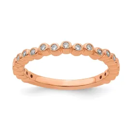 14k Rose Gold Stackable Expressions Diamond Ring | SK2099