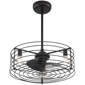 14" 3-Light Fan D'Lier