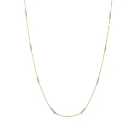 16" Lavender Bar Chain Necklace