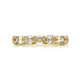 1.88ctw Square and Emerald Cut Diamond Band