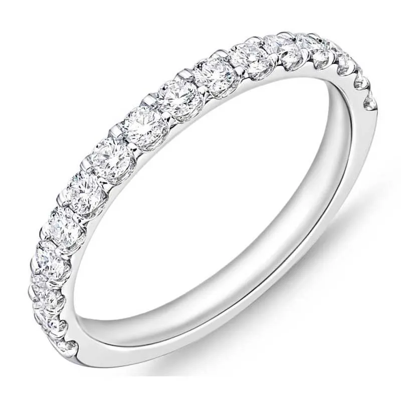 18K WHITE GOLD ODESSA DIAMOND BAND .54CT