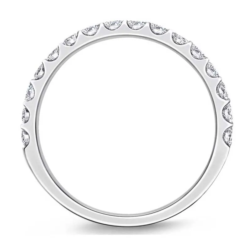 18K WHITE GOLD ODESSA DIAMOND BAND .54CT