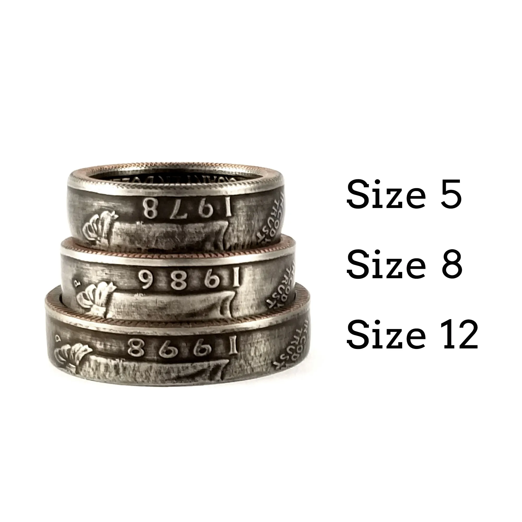 1967 Washington Quarter Coin Ring