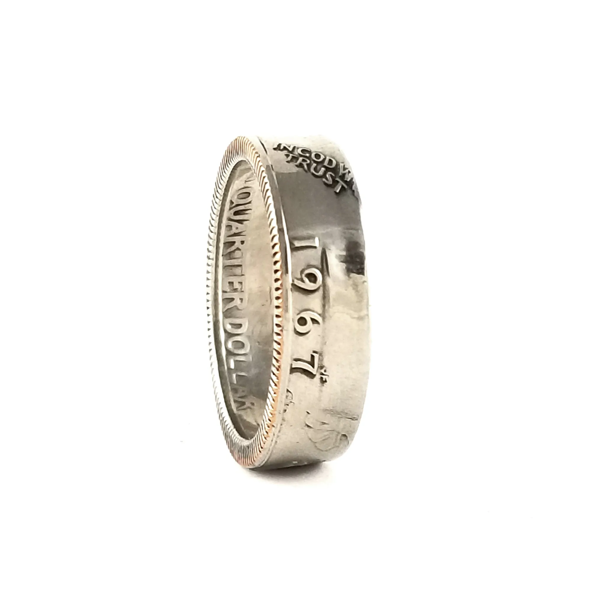 1967 Washington Quarter Coin Ring