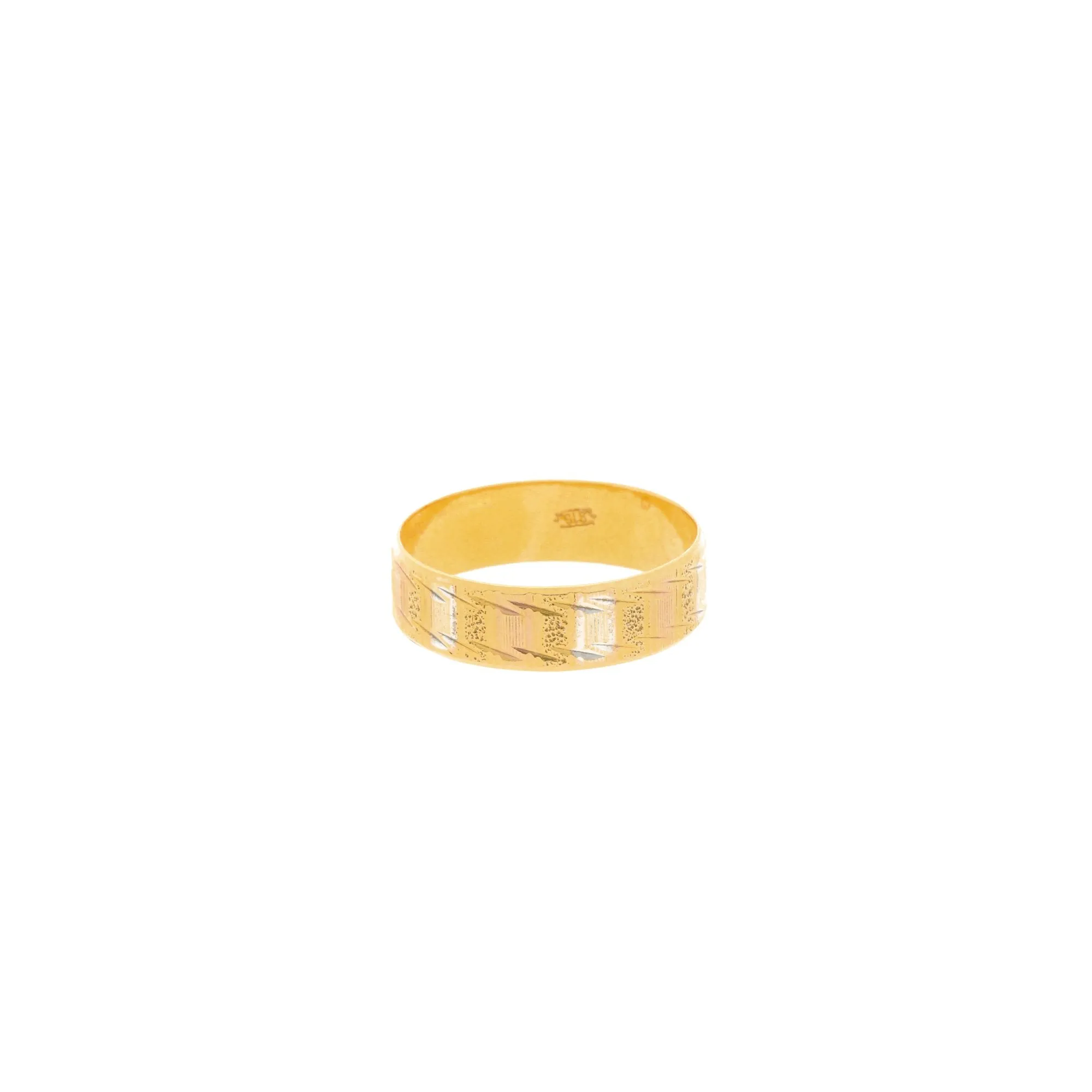 22K Multi-Tone Gold Artisan Ring