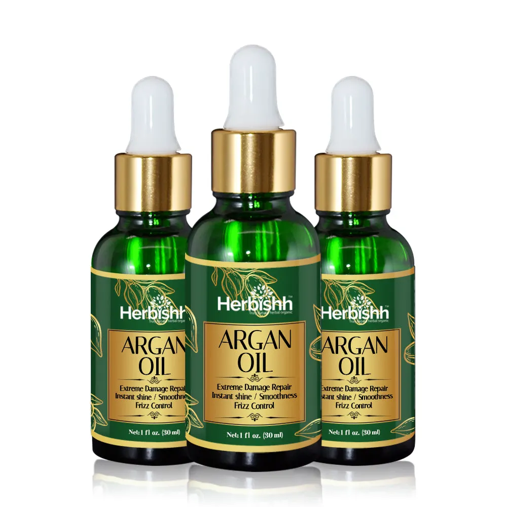 4 pcs - Herbishh Argan Oil- 30ml Each