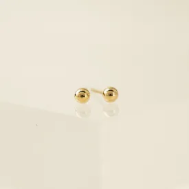 4mm Ball Gold-Filled Stud Earrings