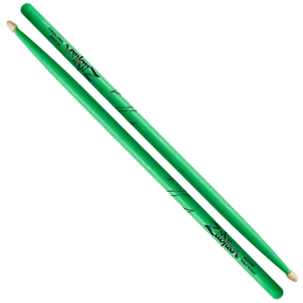 5A Acorn Neon Green Drumsticks