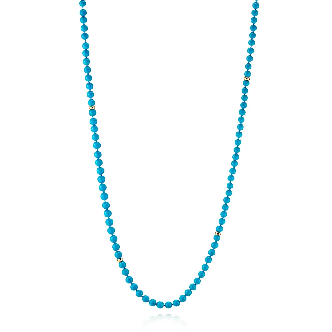 5mm Turquoise Rope Necklace