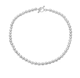 8mm Sterling Silver Beads Necklace