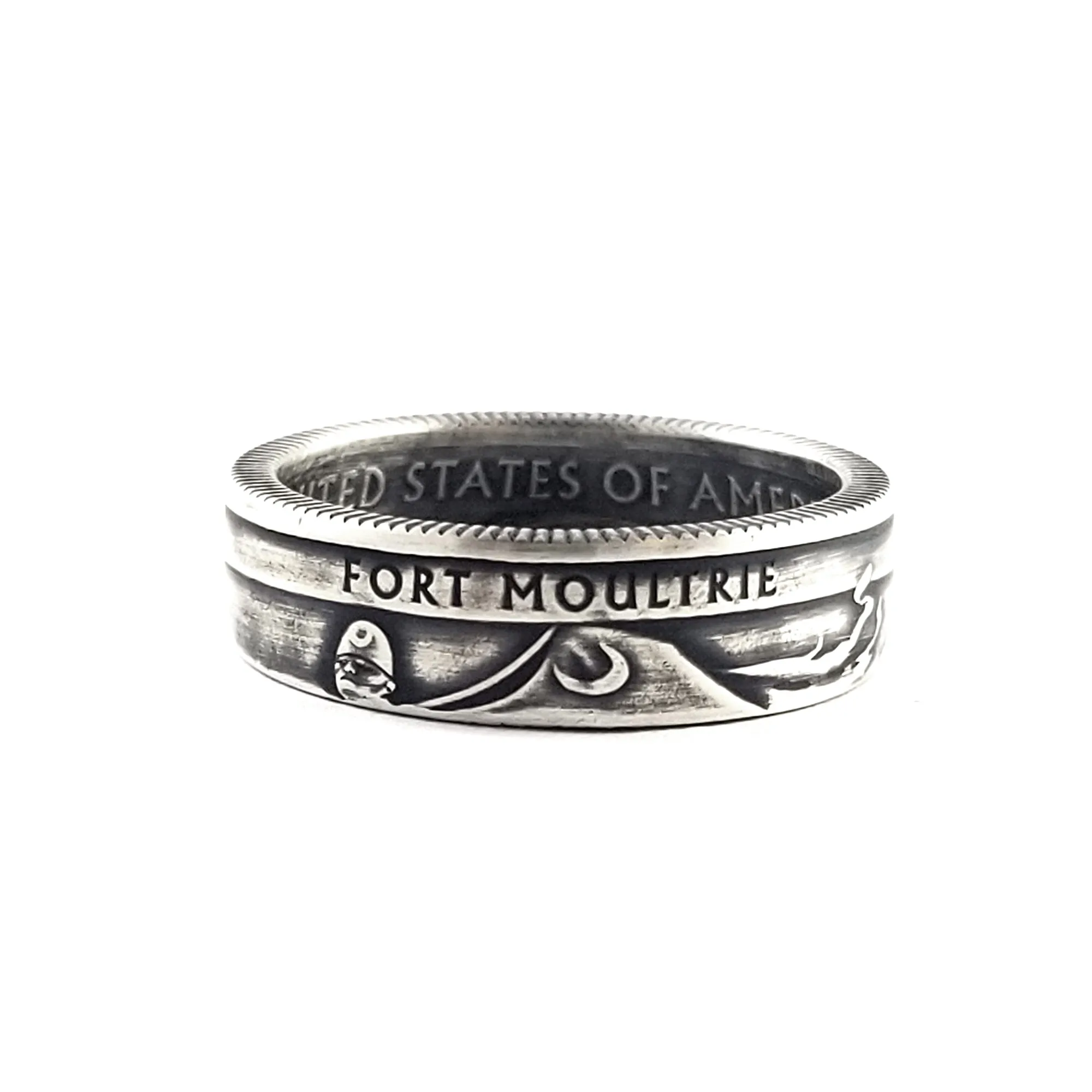 90% Silver Fort Moultrie National Park Quarter Ring