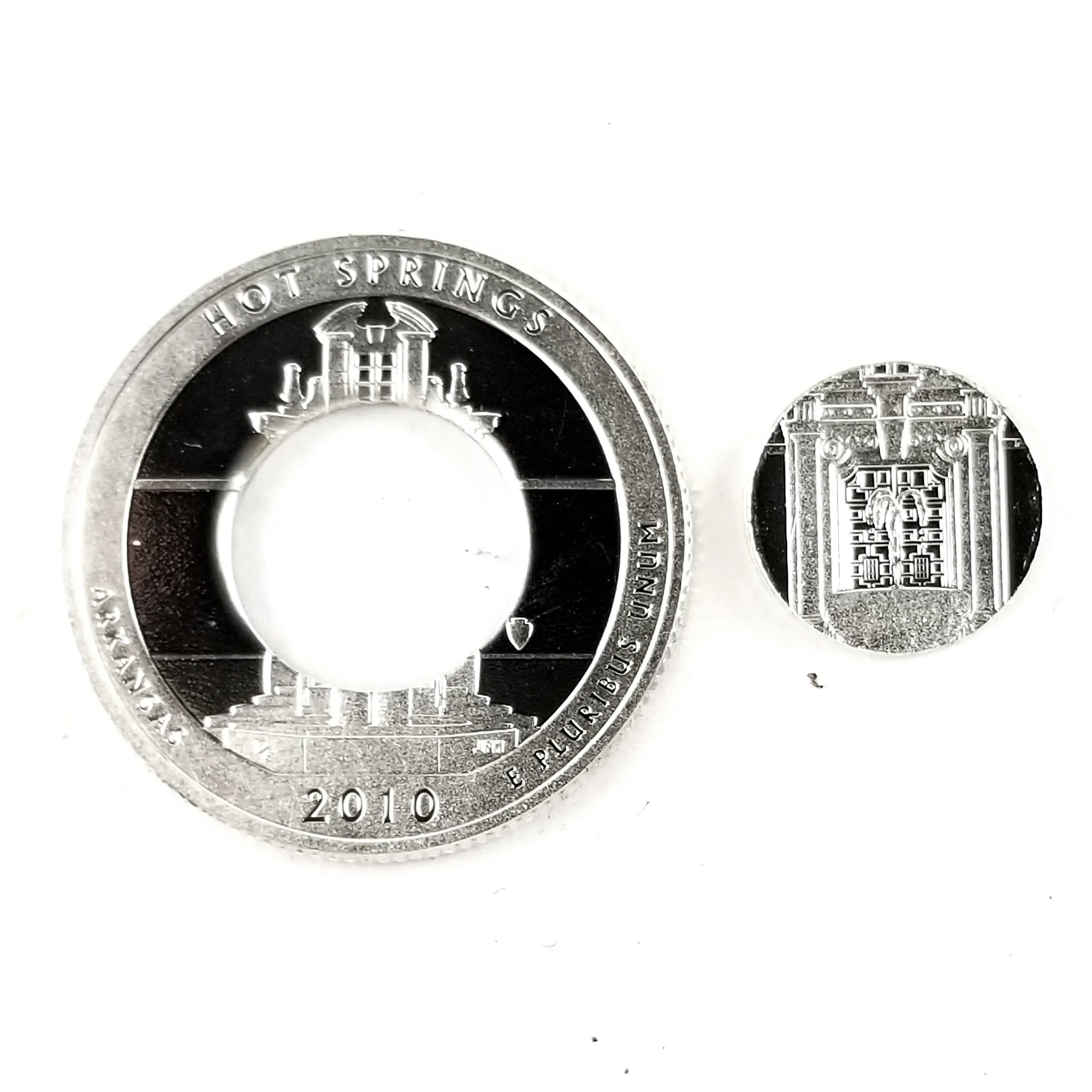 90% Silver Hot Springs National Park Quarter Ring