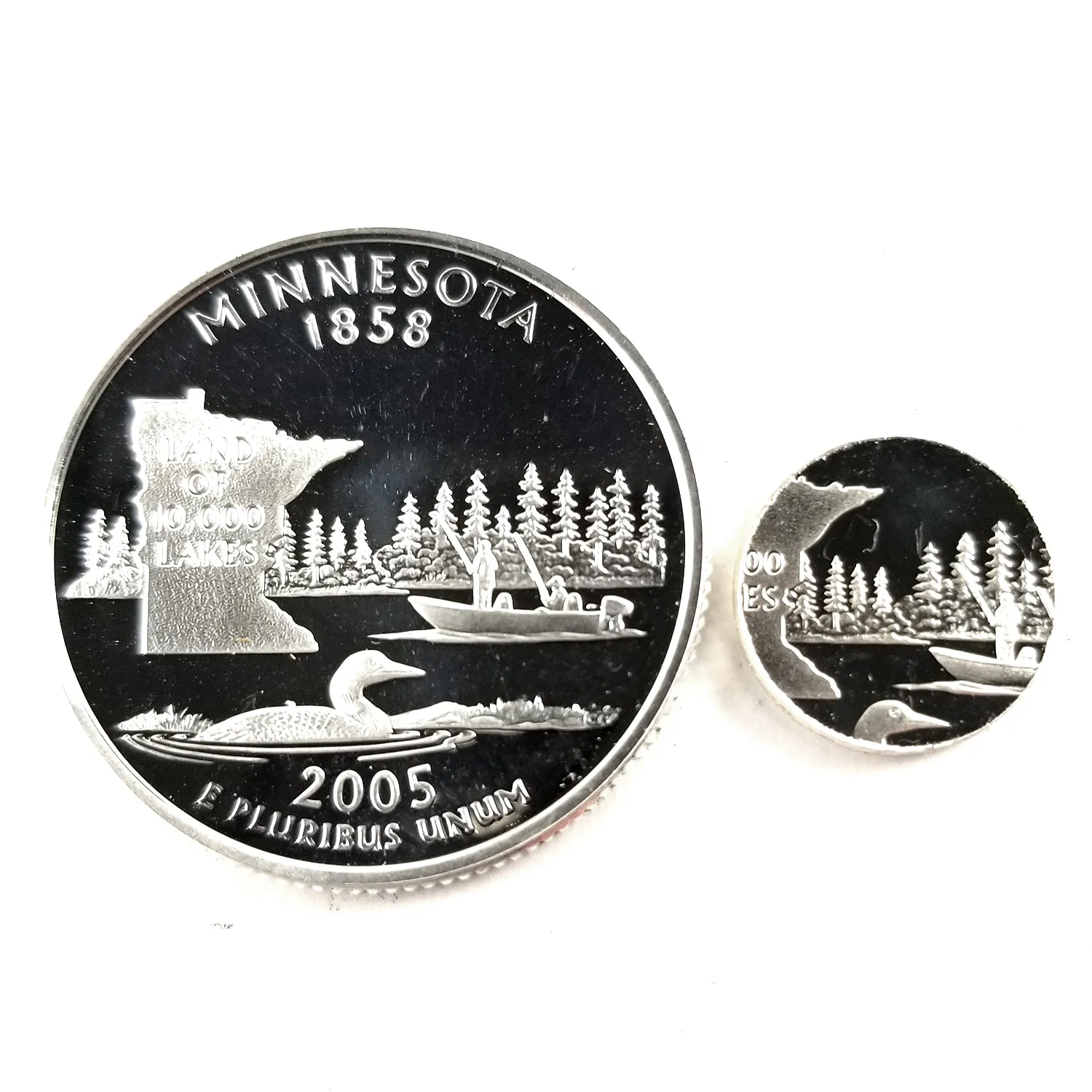 90% Silver Minnesota Quarter Ring