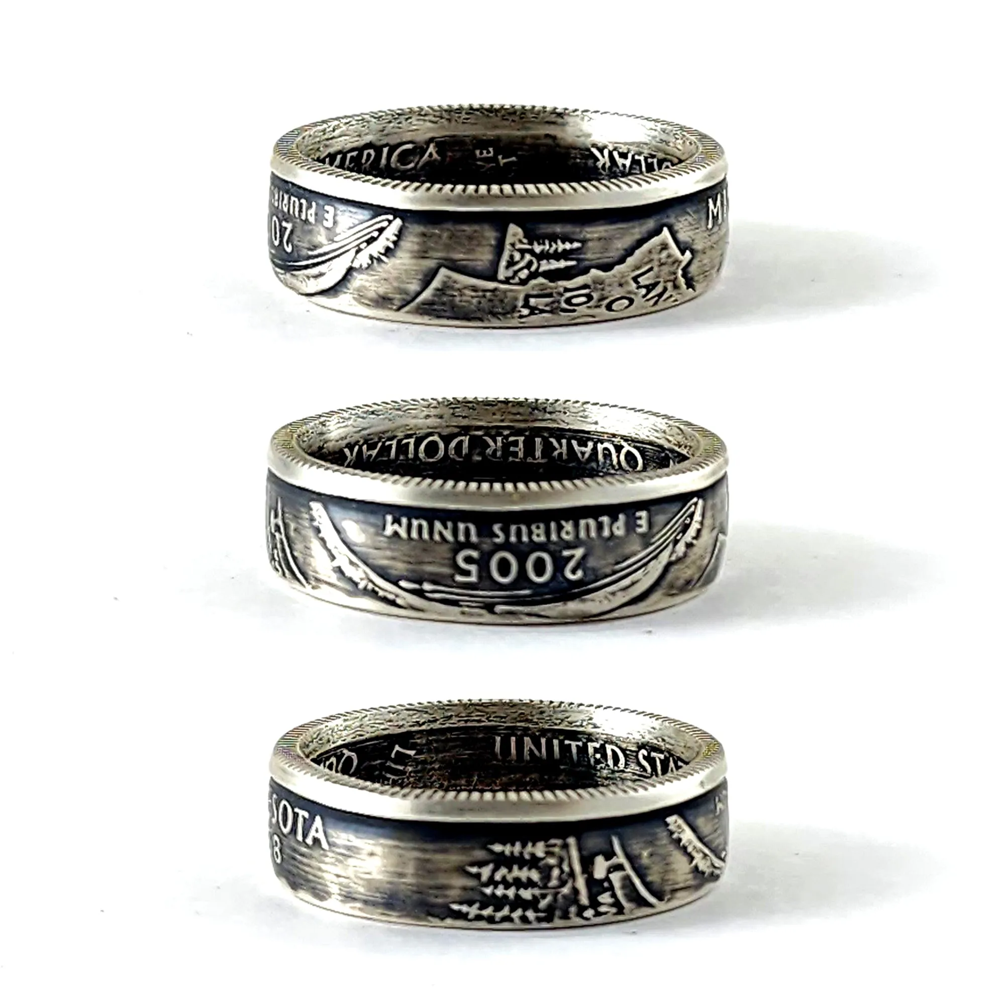 90% Silver Minnesota Quarter Ring