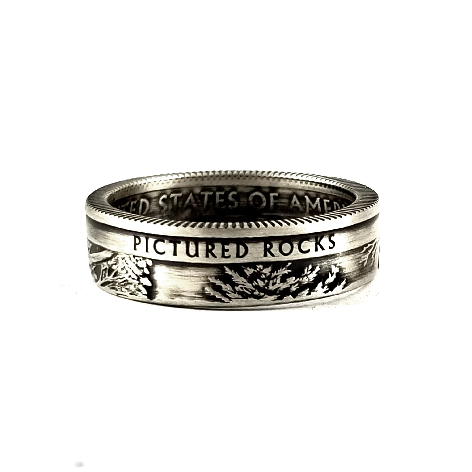 90% Silver Pictured Rocks National Park Quarter Ring