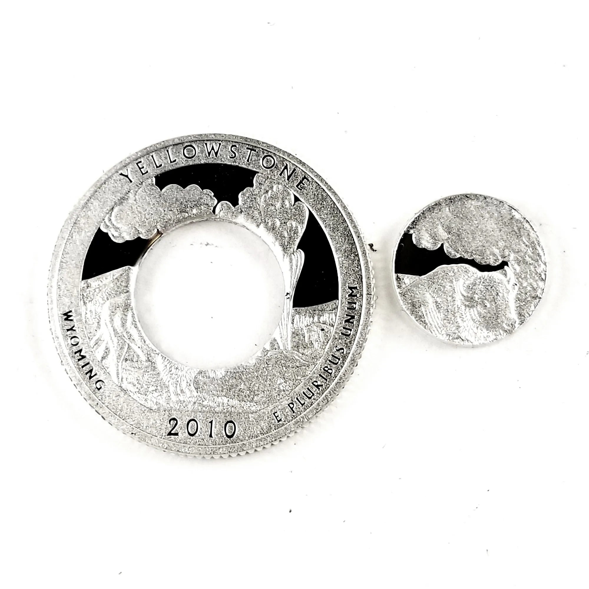 90% Silver Yellowstone National Park Quarter Ring