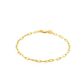 916 Gold Petite Link Bracelet