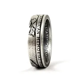 99.9% Fine Silver American Memorial National Park Quarter Ring