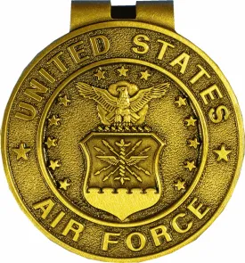 Air Force Military Money Clip Bronze