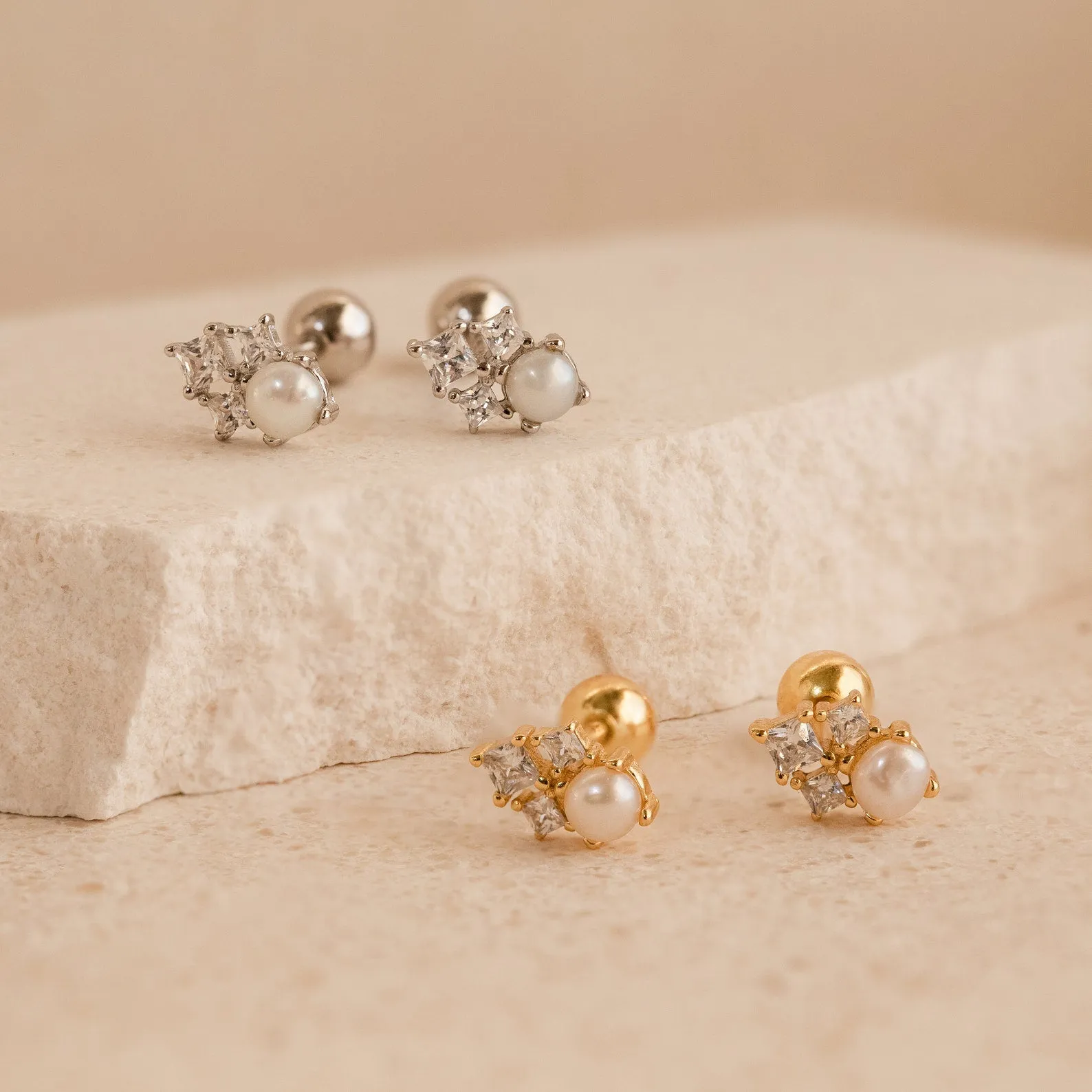 Angelina Pearl Studs