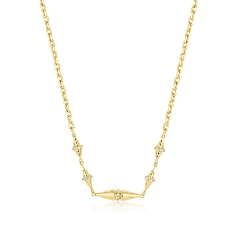 Ania Haie Gold Geometric Chain Necklace