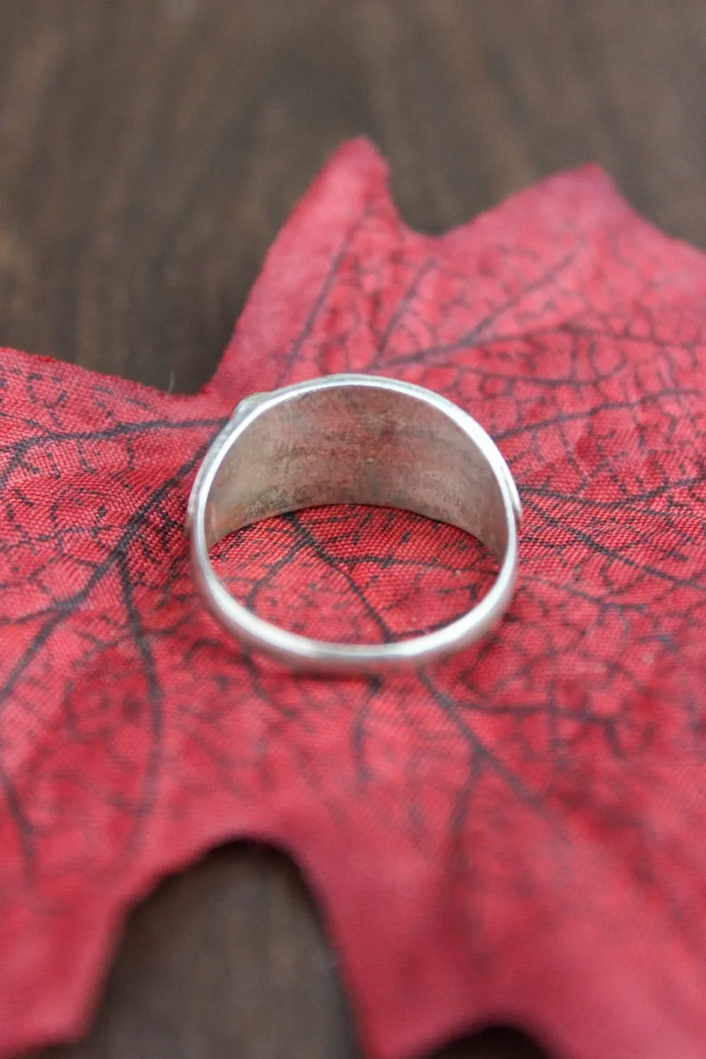 Antique Coral Embellishment Ring