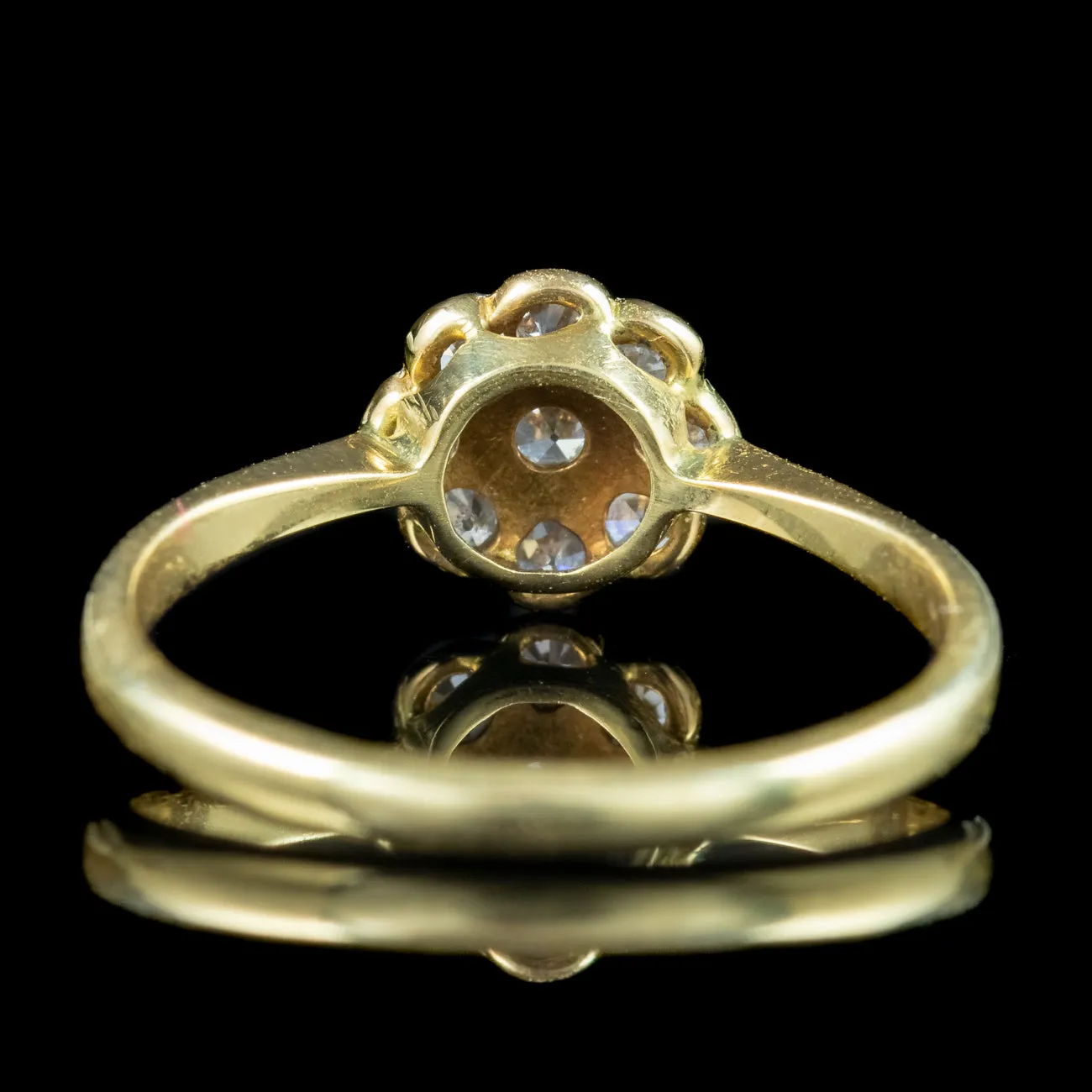 Antique Edwardian Diamond Daisy Cluster Ring