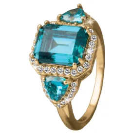 Aqua Fascination Ring