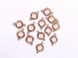 Baby Pink Fancy Crystal Charms