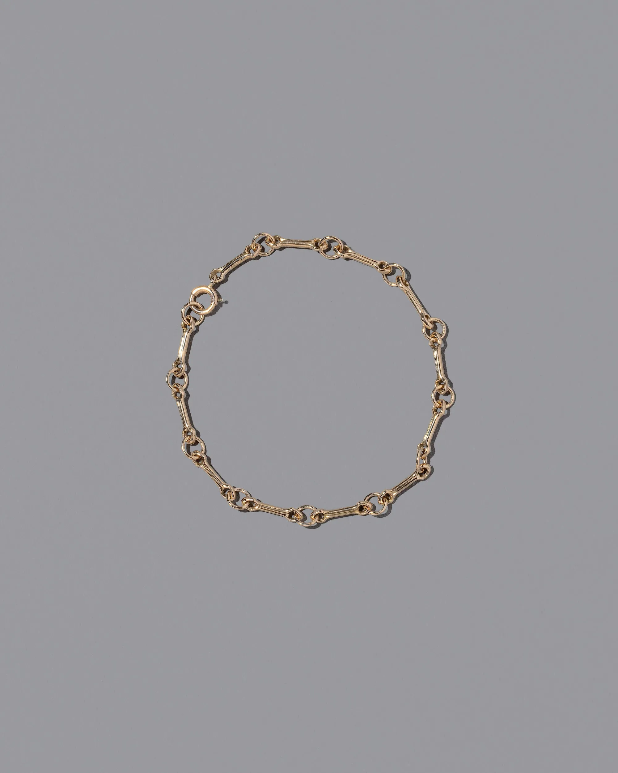 Bar Link Charm Chain Bracelet