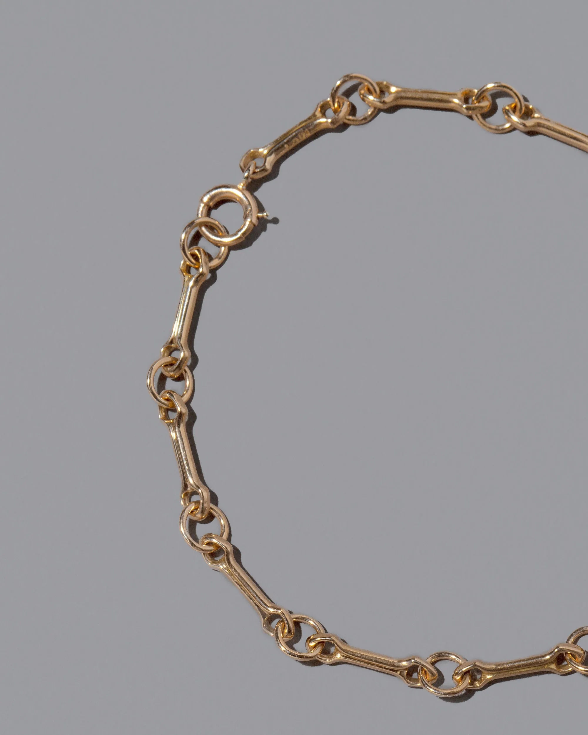 Bar Link Charm Chain Bracelet