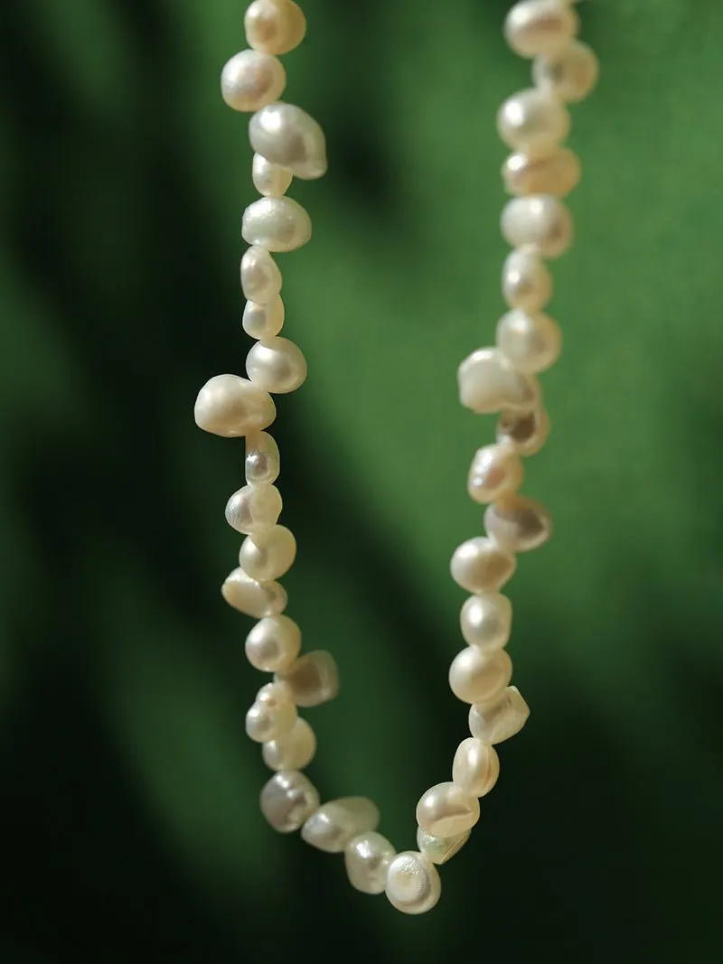 Baroque Pearl Clavicle Chain Necklace