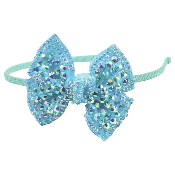 Bejeweled Bow Headband