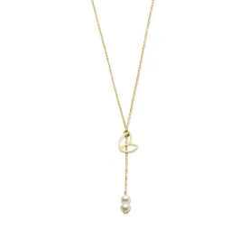 Belleville Noémi 14 karat gold necklace with freshwater pearls