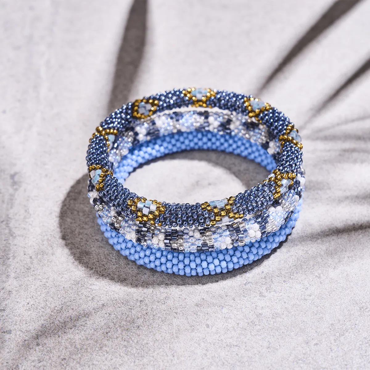 Bluejay Barrow | Himalayan Glass Bead Bracelet