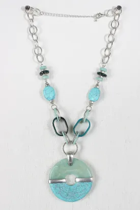 Bohemian Turquoise Statement Neckalce