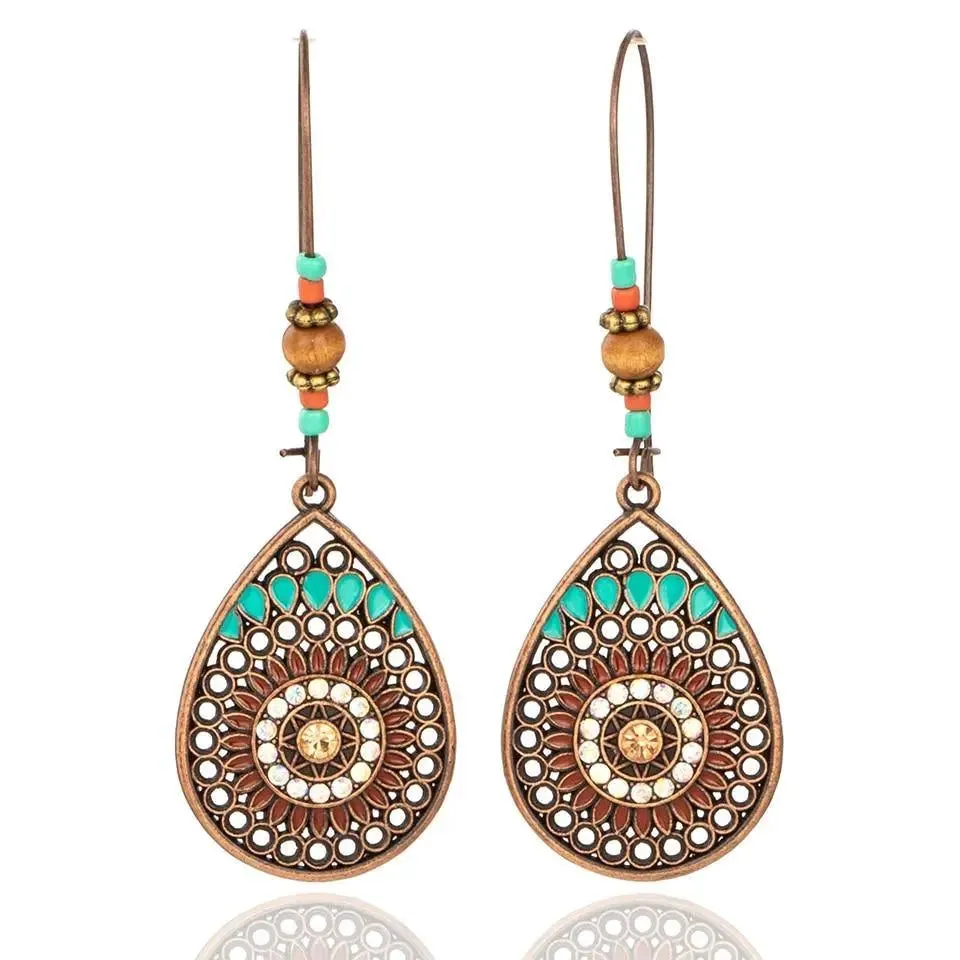 Boho Vintage Drop Earrings