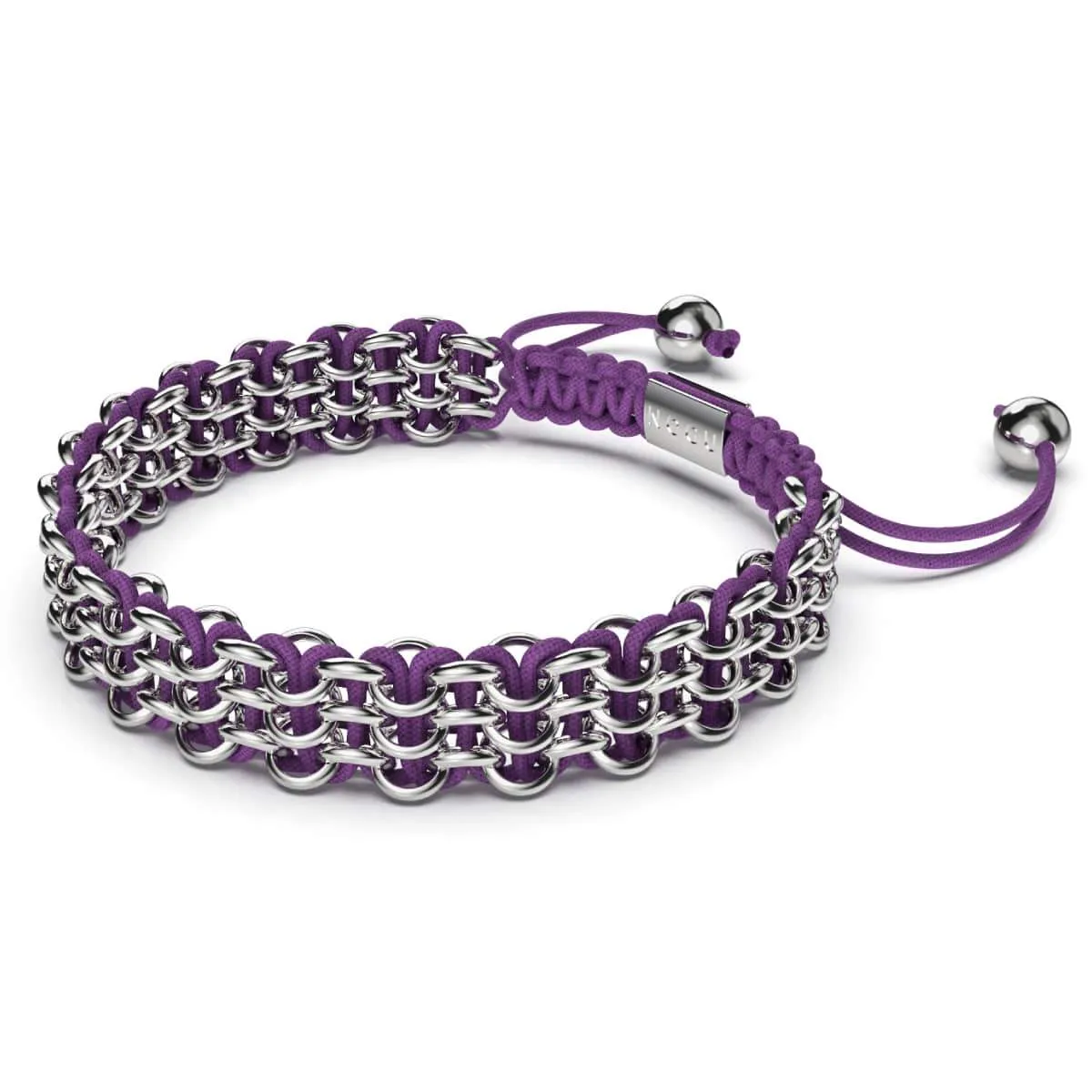 Bonobo Links | Original Kismet Bracelet | Purple x Silver