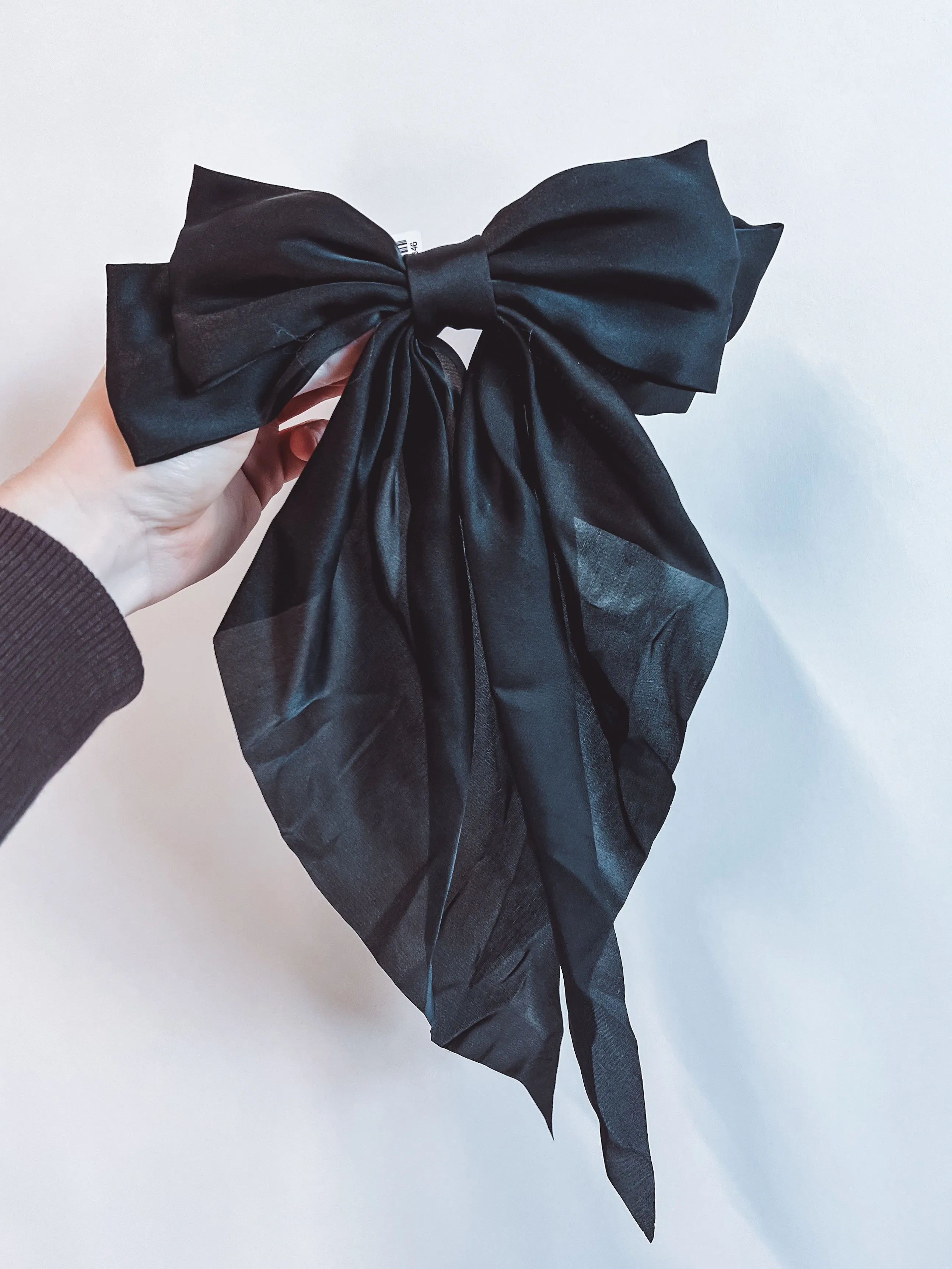 Bow Hair Pin-Black