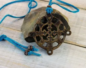 Bronze Dorje Pendant Necklace