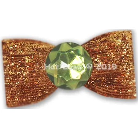 Bronze Oliver Ribbon Hair Bow