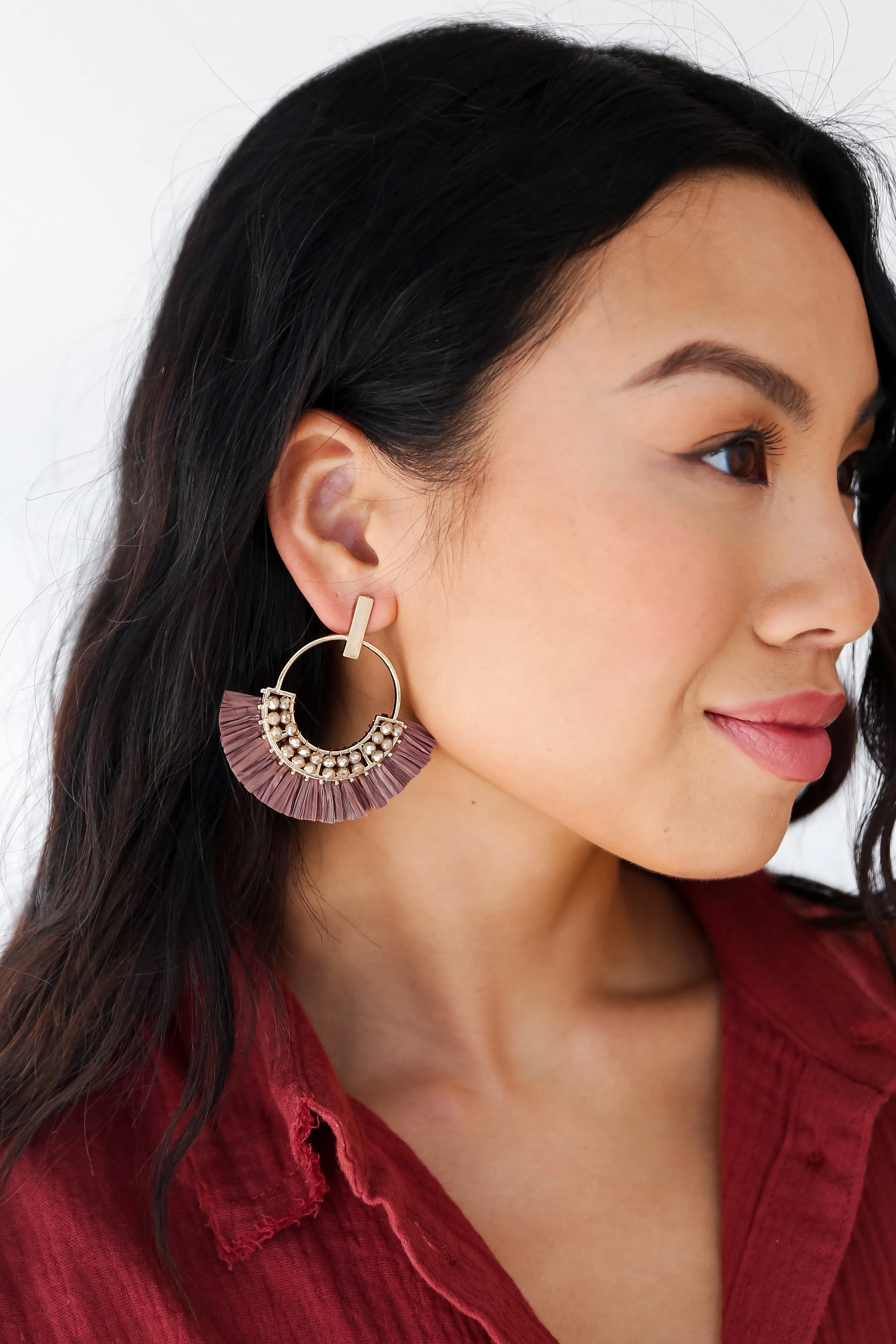 Brooke Fringe Statement Earrings