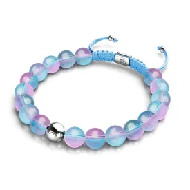 Bubble Pop | Shimmer Glass | Macrame Bracelet