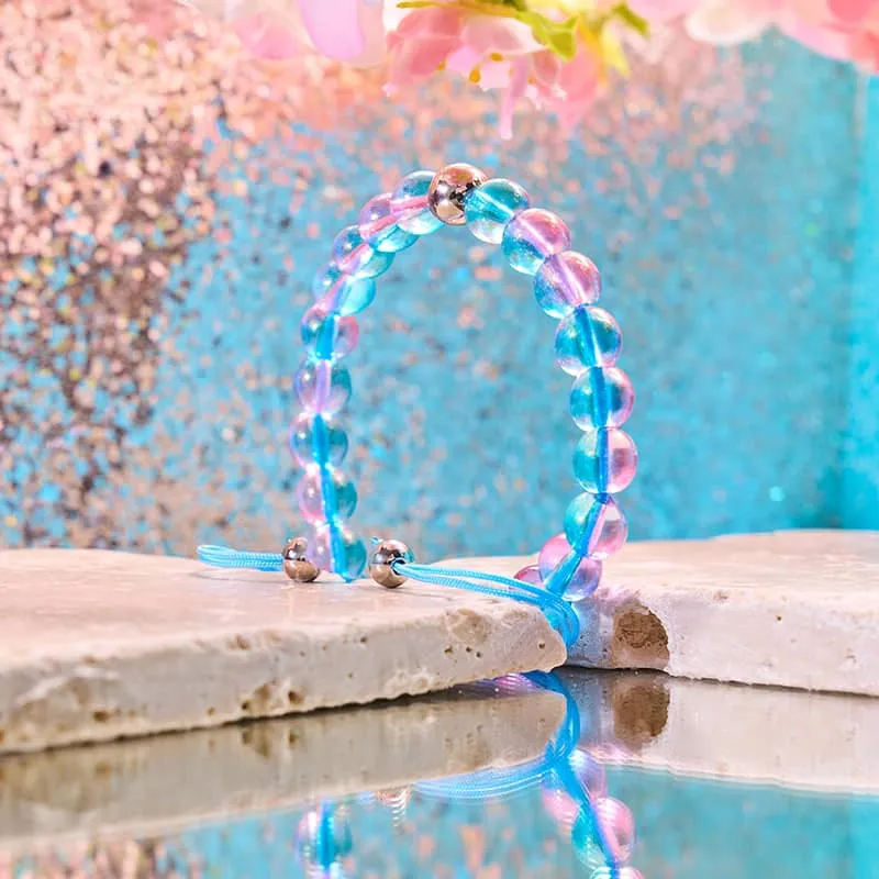 Bubble Pop | Shimmer Glass | Macrame Bracelet