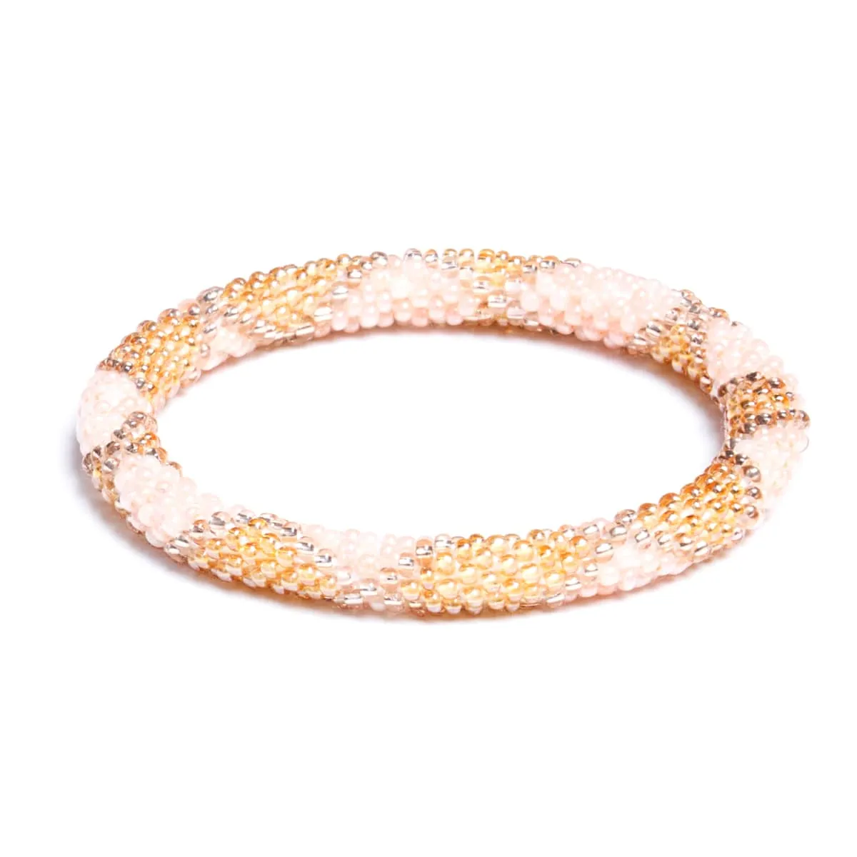 Cantaloupe | Himalayan Glass Bead Bracelet