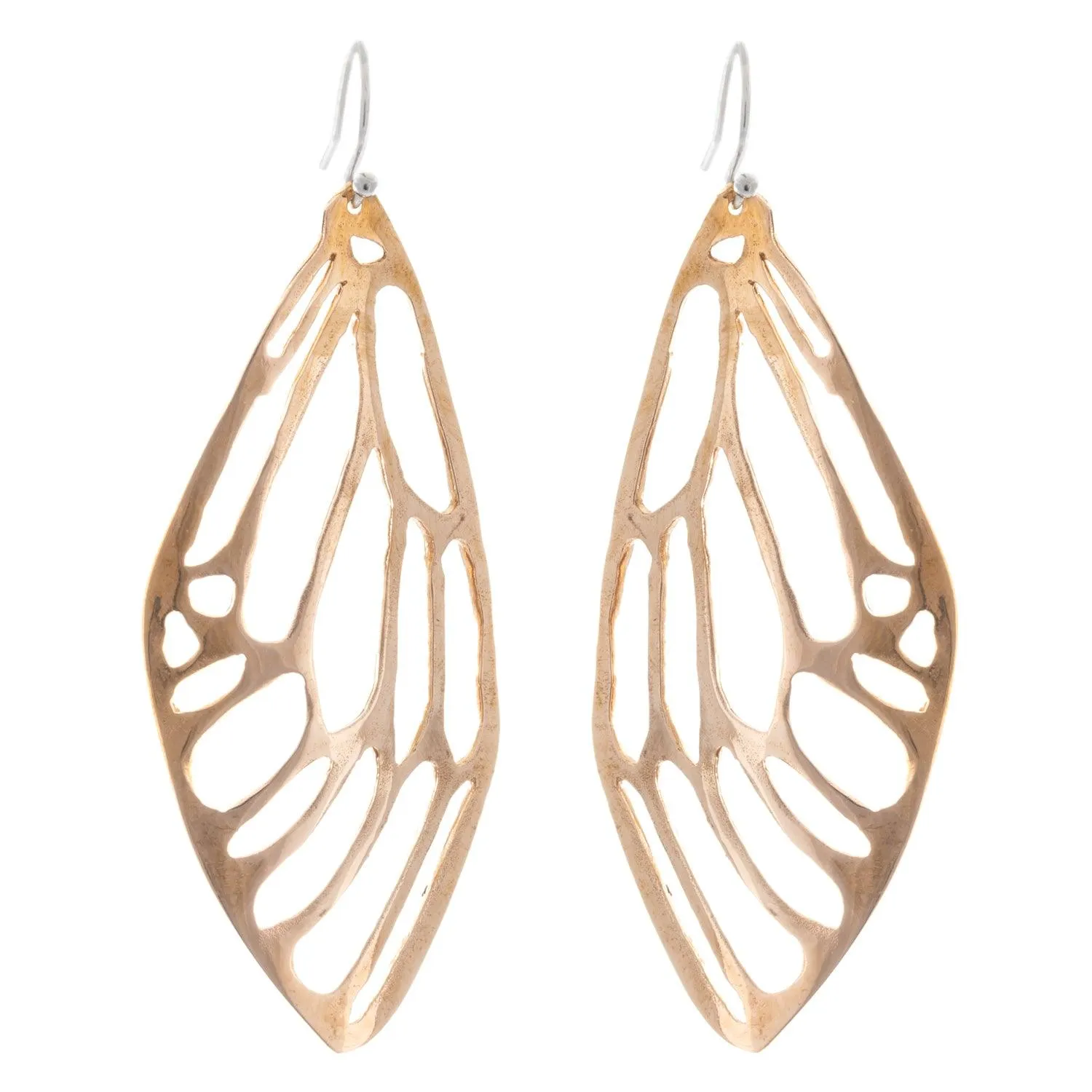 Cicada Wing Earrings | Handcut