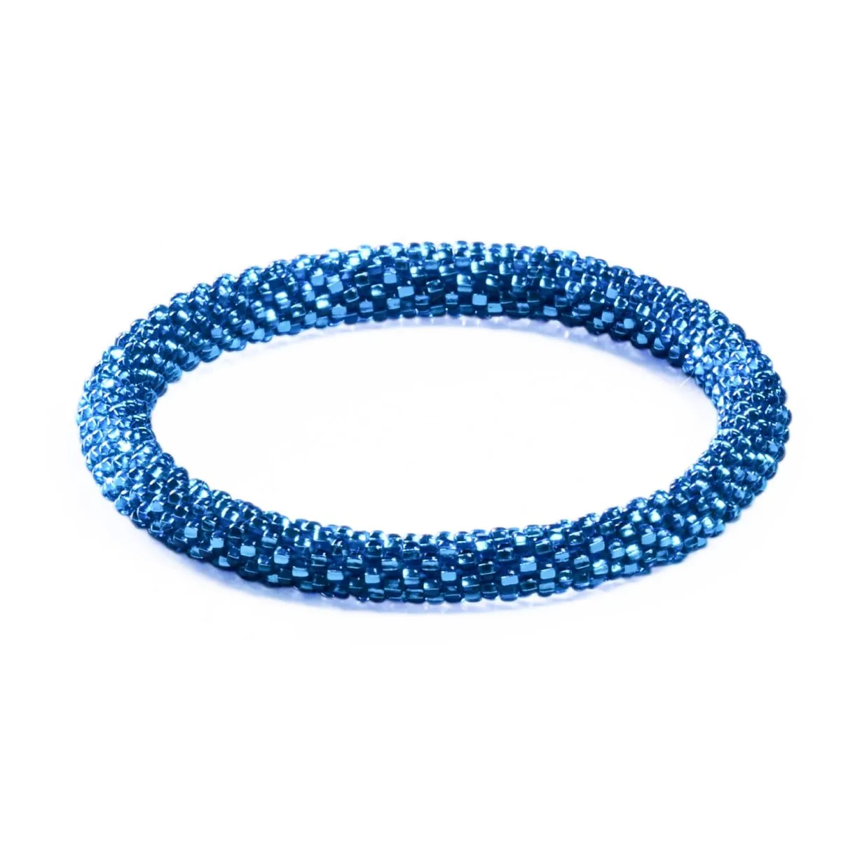 Cobalt  | Himalayan Glass Bead Bracelet