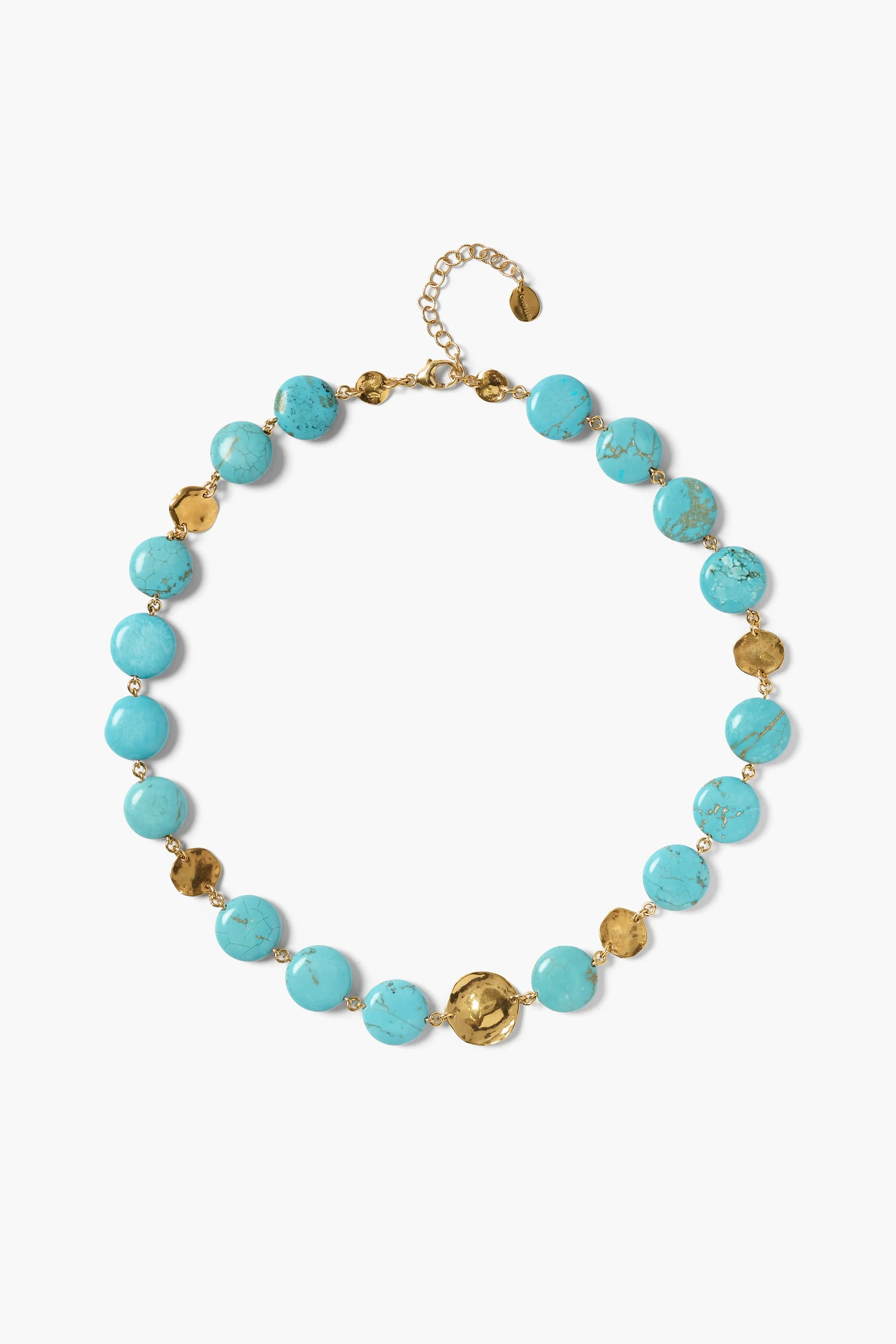 Coin Necklace Turquoise