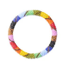 Color Wheel | Himalayan Glass Bead Bracelet